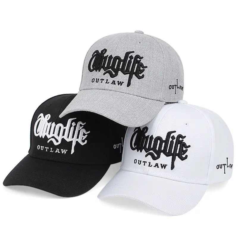 Fashion embroidered men baseball cap adjustable snapback cap casual sun visor cap women