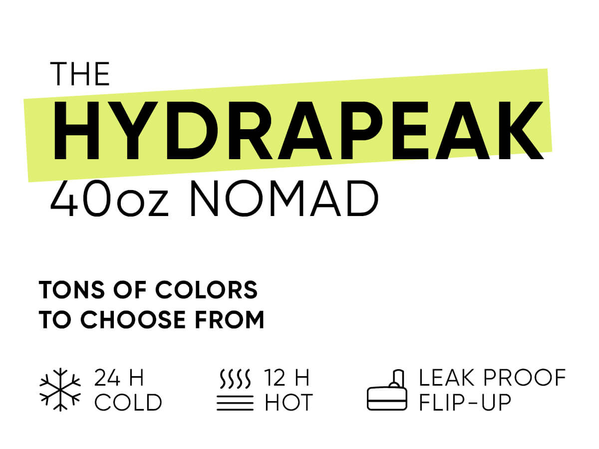 Nomad 40 oz Tumbler with Handle and Sip Lid, Leakproof Tumbler, Tumbler Lid Straw, Double Insulated Tumblers Stainless Steel