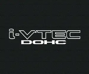 i-VTEC DOHC Vinyl Decal Set of 2 stickers