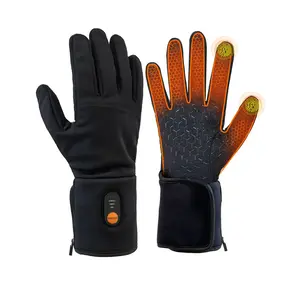 XL Only | Heated glove liners for men and women, rechargeable battery electric heated gloves, thin winter heated gloves for arthritis and Raynaud’s, suitable for riding, skiing, snowboarding, hiking, and cycling