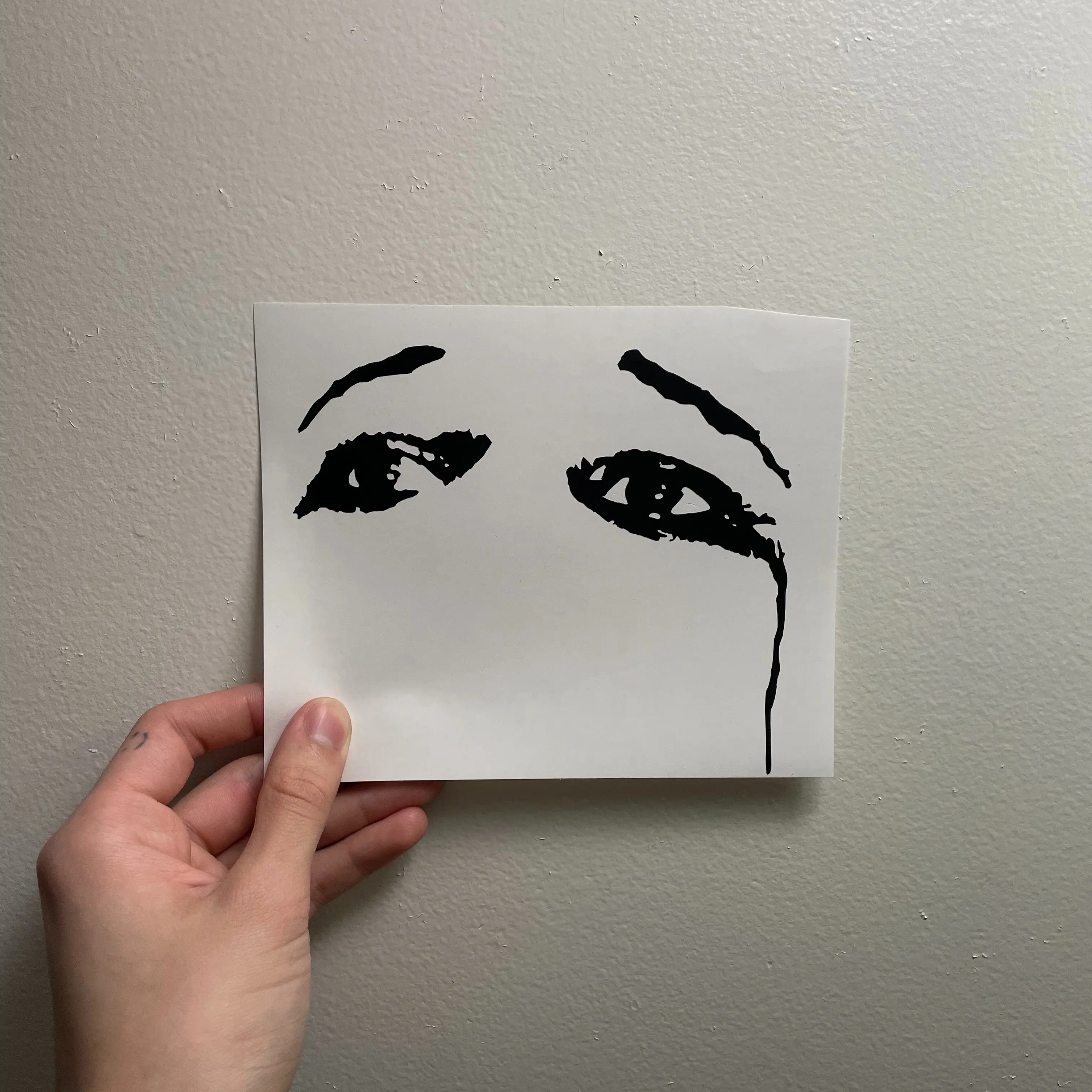 Deftones Eyes Vinyl Decal for Car, minimalistic, laptop decal, Trendy, car accessories, Window Sticker