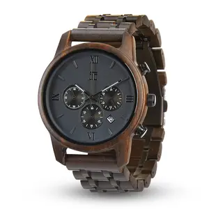 Hemisphere Dark Sandalwood Chronograph Watch