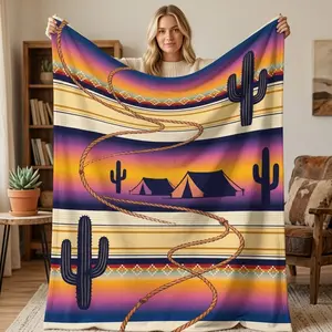 Flannel blanket Rocky Plush Fleece Throw Blanket Slowtide sofa bed set lightweight material live feel gentle baseball exclusive fan merchandise educational drum perfect gift Season micro crochet granny square -Inspired cust Print Com