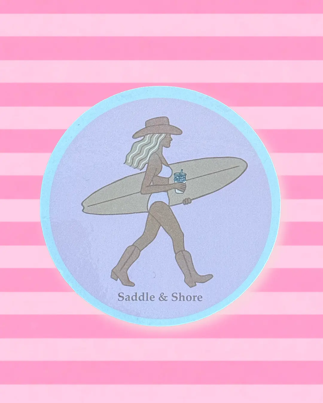 ‘Saddle & Shore Classic’ Sticker