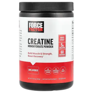 Force Factor Creatine Monohydrate Powder, Unflavored, 10.6 oz (300 g)
