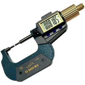 iGaging 1-2" EZ Data Electronic Digital Spline Micrometer - Digital Display, IP54 Waterproof Hand Measuring Tool