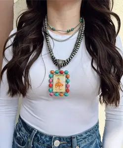 Double Navajo W/ Western Pendent