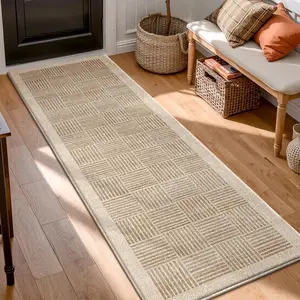 Geometric Pattern Non-slip Floor Mat, Rectangle Home Decorative Carpet, Soft Floor Rug, Decorative Area Rug for Home Living Room Bedroom Kitchen