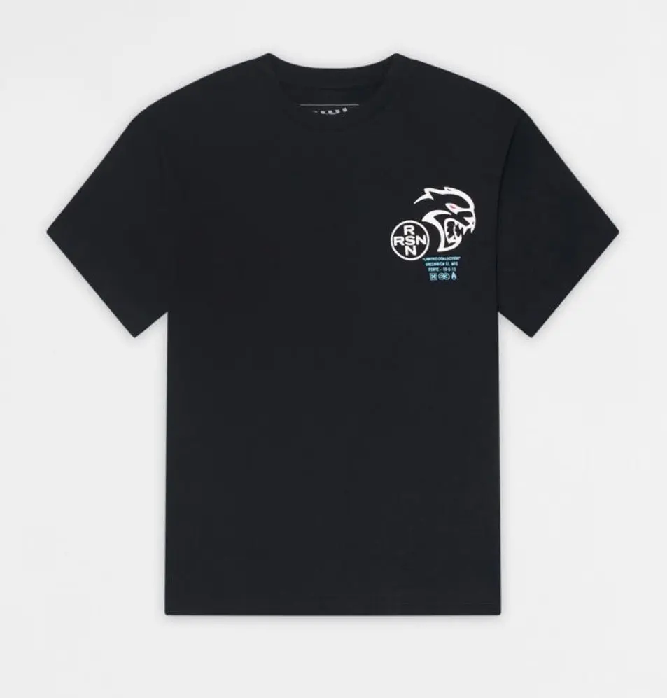 Reason 'Hellcat' T-Shirt in Black