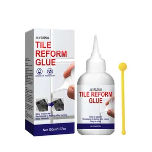 Jaysuing Tile Adhesive for Bathroom, Bathtub, Balcony, Sink, Corridor Tile Repair and Gap Filler