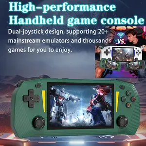 Handheld Game Console, TV Connection 4.3 Inch IPS Screen,Rechargeable Battery, Handheld Cordless, 20 Emulators Portable Retro Gaming Console Classic Games , Gifts for Boys Kids Adults