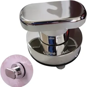 Small Handle for Glass Door and Window, Suction Cup Handles for Sliding Doors, Non-Marking Drawer Grab Bars Cabinet Pulls, Bathroom and Toilet Lid Handle ()