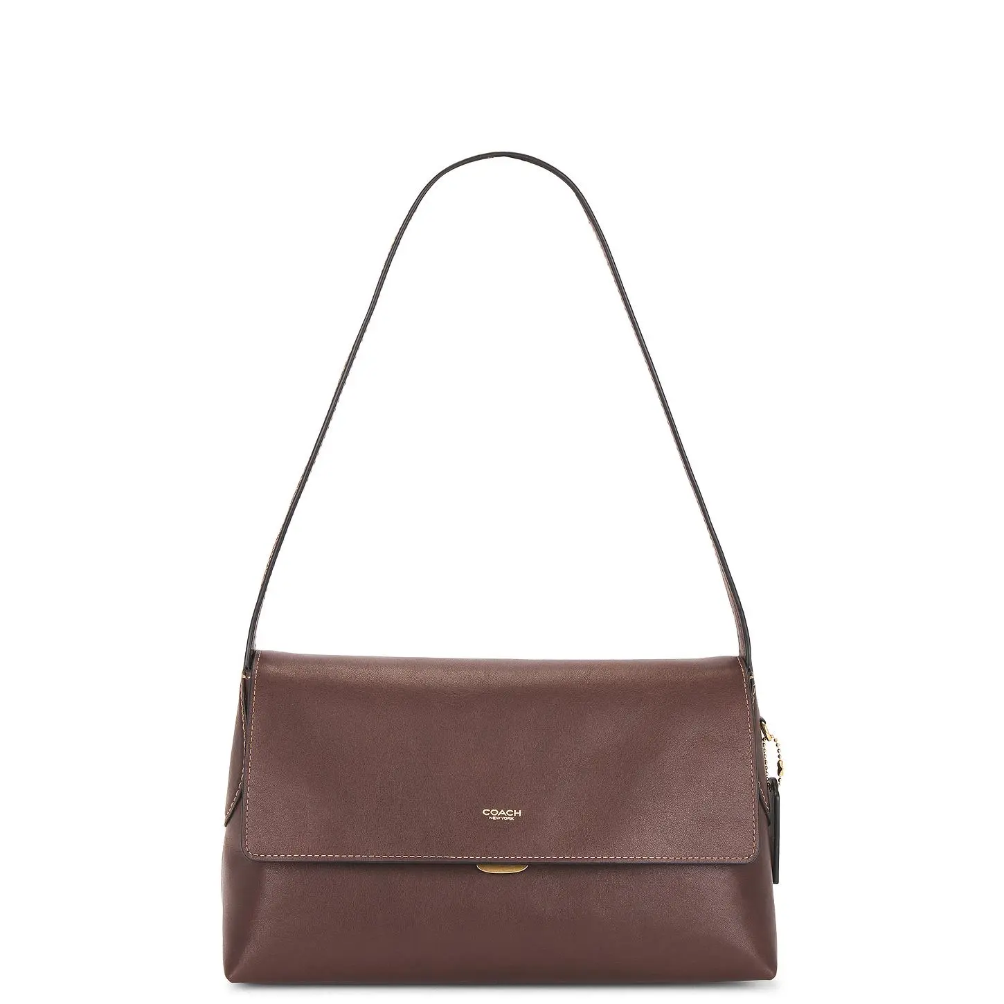 Coach Natural Grain Leather Chelsea Shoulder Bag 30 in Maple