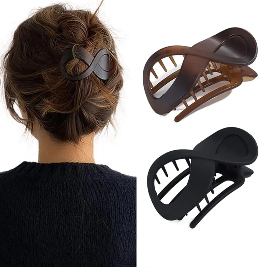Concord Hair Clip  Hair Claw Clips Thick Hair Flat Hair Clips Grip Hair Banana Barrettes for Styling Hair Accessories for Women and Girls (Pack of 2)