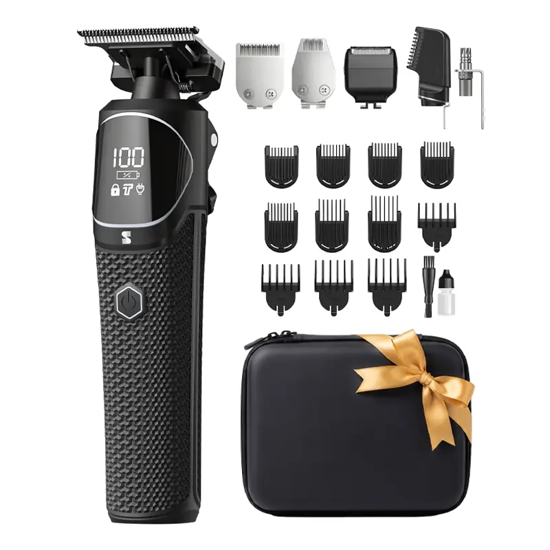 MANSPOT- 7000 Series, All-in-One Trimmer, Beard Trimmer and Hair Clipper, 26-Piece Men's Grooming Kit for Beard, Head, Hair, Body, and Face, Soft Pouch,,back to school,back to school haul