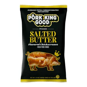 Pork King Good Salted Butter 1.75oz Pork Rinds