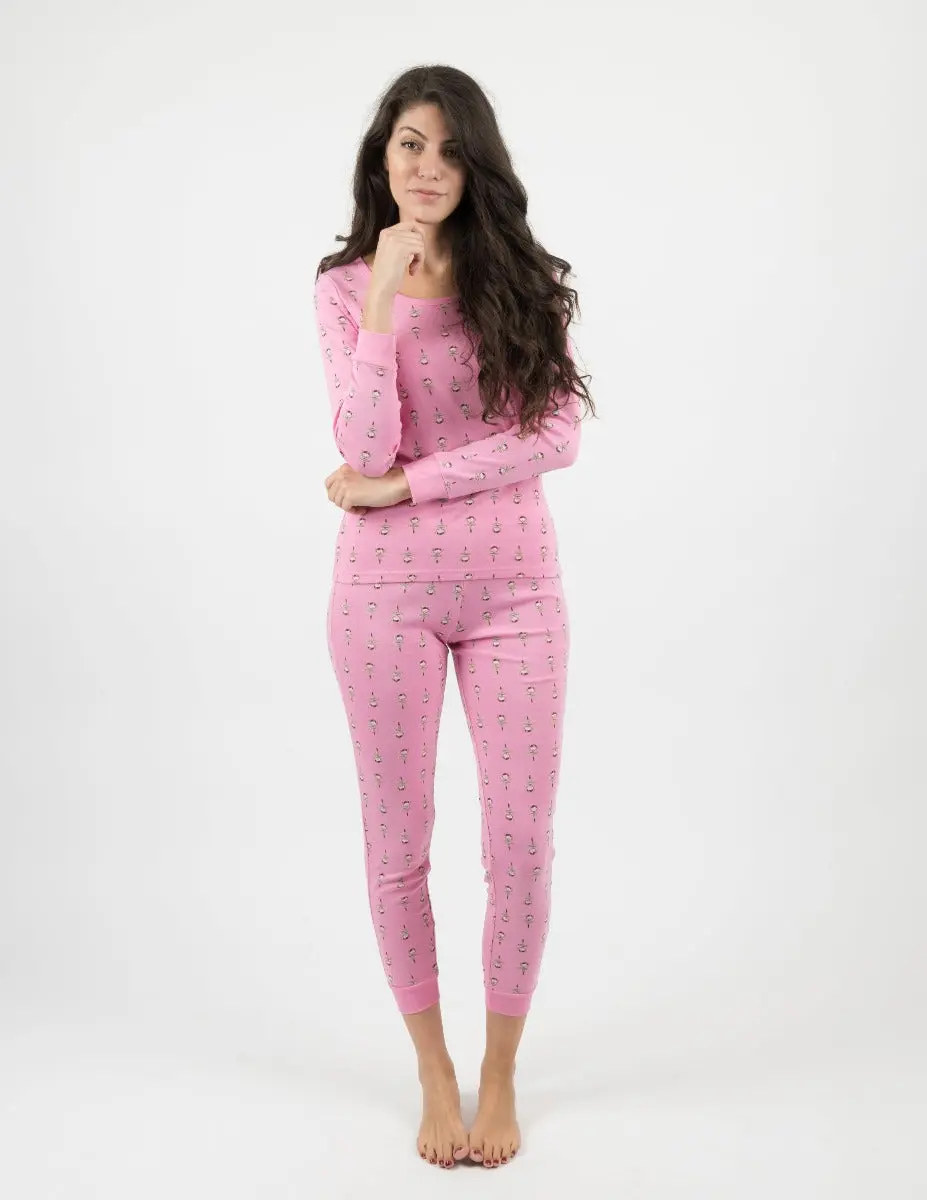 Women's Two Piece Cotton Pajamas