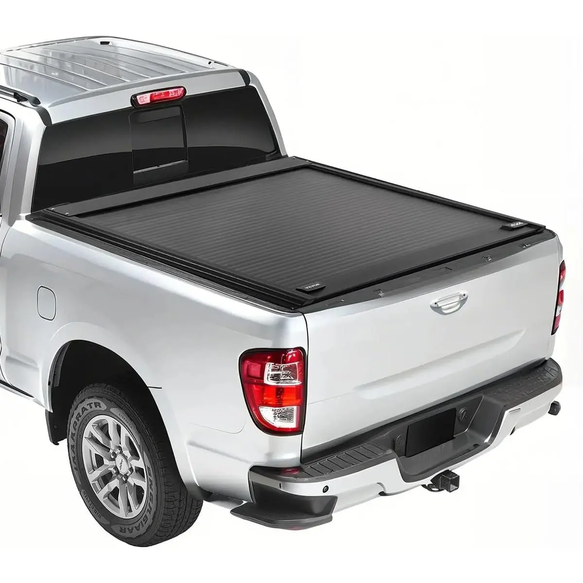 2009-2024 Ford F-150 Crew Cab Hard Retractable Truck Bed Tonneau Cover - 67in/5.5ft Aluminum, Spring New Arrival, Built-in Drainage Pipe, Double-Lock, T-Slot, Sleek, Anti-Theft Lock, Weatherproofing, Cargo Against Theft, Dustproof, Customized Design, Expa