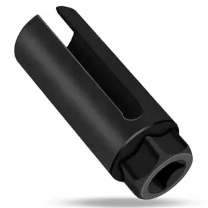 Oxygen Sensor Socket 22mm 7/8 in, 1/2 in Drive O2 Sensor Removal Tool, Heavy-Duty Chrome Vanadium Steel with Side Wire Cutout, Ideal for Car Exhaust System, Durable & Easy to Use