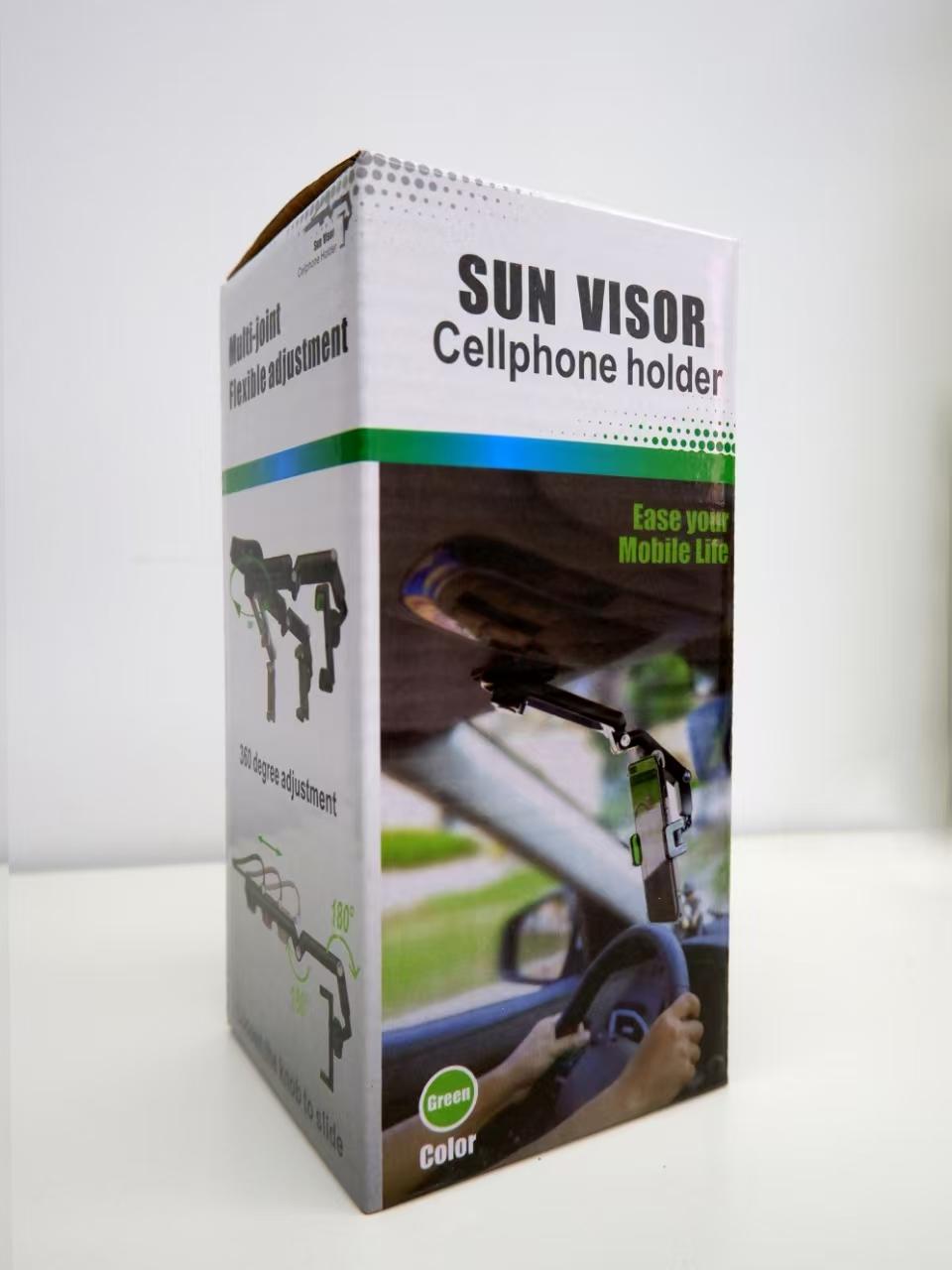 Car Sun Visor Phone Holder, Multifunctional Adjustable Phone Holder, Universal Phone Navigation Holder, Car Interior Accessories, Car Essentials mount stable design phone holder mount foldable navigation bracket 360 upgrade clip porta celular