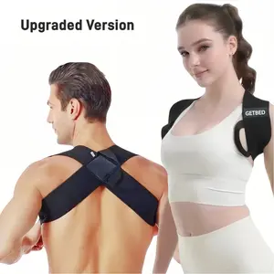 GETBED Fitness Heavy Shoulder Straps, Open Shoulder Assist Straps, Bench Presses, Shoulder support, Shoulder Training Straps, Press Lifts,Chest Straight, Straight Back Assist Straps, Posture Corrector, breathable Healthcare