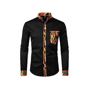 Ankara Shirt, African Men Clothing, African Men's Wear, Ankara Shirt...