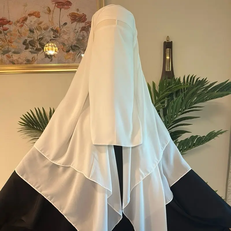 Three layers niqab