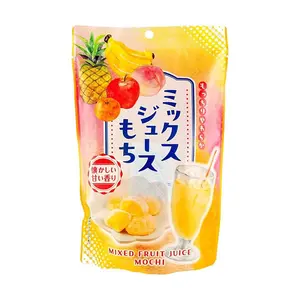 SEIKI Japanese Mochi Assorted Fruit Flavors 120g - Soft Chewy Japanese Snacks, Fruity Mochi Bites for Dessert & Tea Time