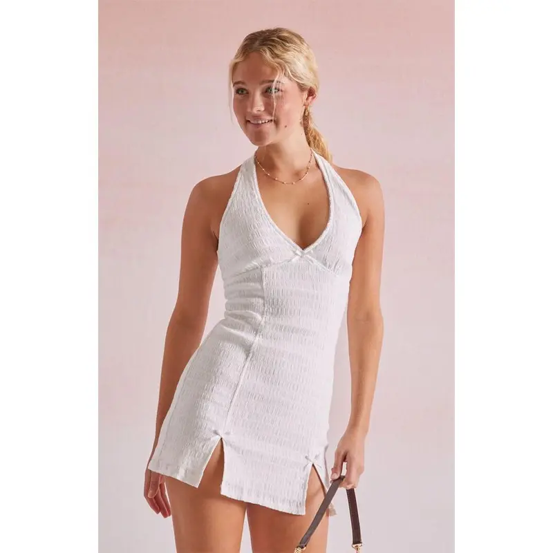 belen mini dress ivory - TikTok Shop