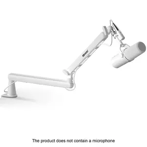 AK-55 microphone boom arm with Swivel Mount, desktop mounting clip, screw adapter, cable management, Blue Snowman, Snowball iCE, HyperX QuadCast, SoloCast, Elgato Wave, etc.