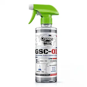 GSC-01 Professional Glass Cleaner – Streak Free Window and Surface Cleaner for Cars, Trucks, and Home – Ammonia-Free & Tint Safe – Crystal Clear Shine for Windshields, Mirrors, and Glass Doors