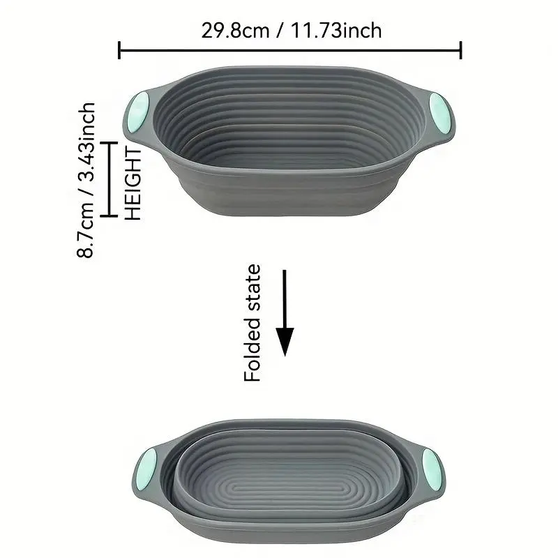 Bread proofing basket oval