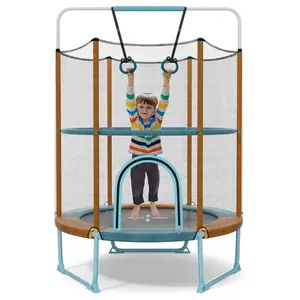 Costzon 55"/60" Trampoline for Kids,  No-Gap Jumping Mat, Easy to Assemble, Indoor/Outdoor, Ideal Gift for Boys and Girls,Christmas Festival Gift Black Friday Cyber Monday