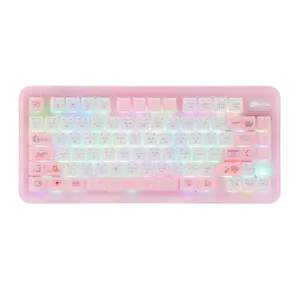 KiiBoom Phantom81 Lite 75% Gasket Mechanical Keyboard Wireless Hot-Swappable QMK&VIA Programmable thocky Keyboard Tri-Mode 2.4G/BT5.0/USB-C RGB Backlights gaming accessories creamykeyboards TikTokShopBlackFriday