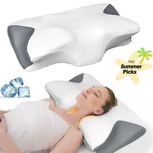 Memory Foam Neck Pillow, Durable Christmas Gift for Boyfriend, Cervical Suppor, 2025 Hot Summer Picks