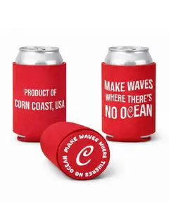 Corn Coast Co. Nebraska Drink Koozie – Standard 12oz Can Cooler