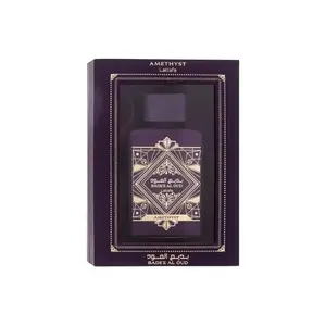 Lattafa | Badee Al Oud | Amethyst | Unisex Fragrance | 100 ML | Eau De Parfum | Pink Pepper - Bergamot & Turkish Rose
