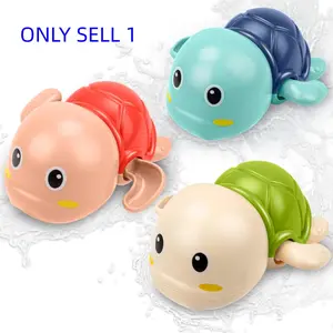 Bath Toys Gift Set for Boys & Girls Ages 1-3, Infant, Floating Windmill Bathtub Toy, Swimming Turtle Bath Tub Accessory, Pool Water Playthings
