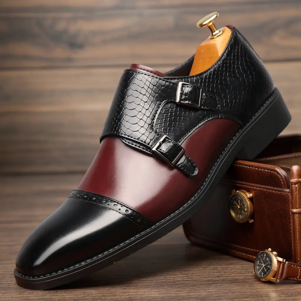 New large-size men's business shoes, party wedding business meeting elegant formal shoes 97856