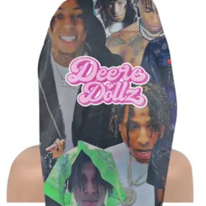 Youngboy Never Broke Again Stain Bonnet - Soft Satin for Hair Protection, Extra-Large Fit, Reversible Design, Reduces Breakage & Frizz