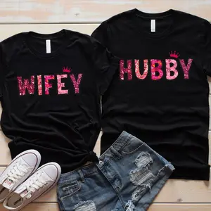 Matching Wife Husband T-shirt, Valentines Day Shirt for Married Couples, Couples Tee, Anniversary Shirt, Valentines Gift - LORA ATCHER