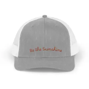 Embroidered "Be the Sunshine" Trucker Cap