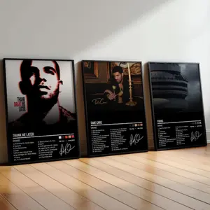 Full Set poster Draaaaakeeeeeeeee Album Wall Art Music Aesthetic Room Decor Gift