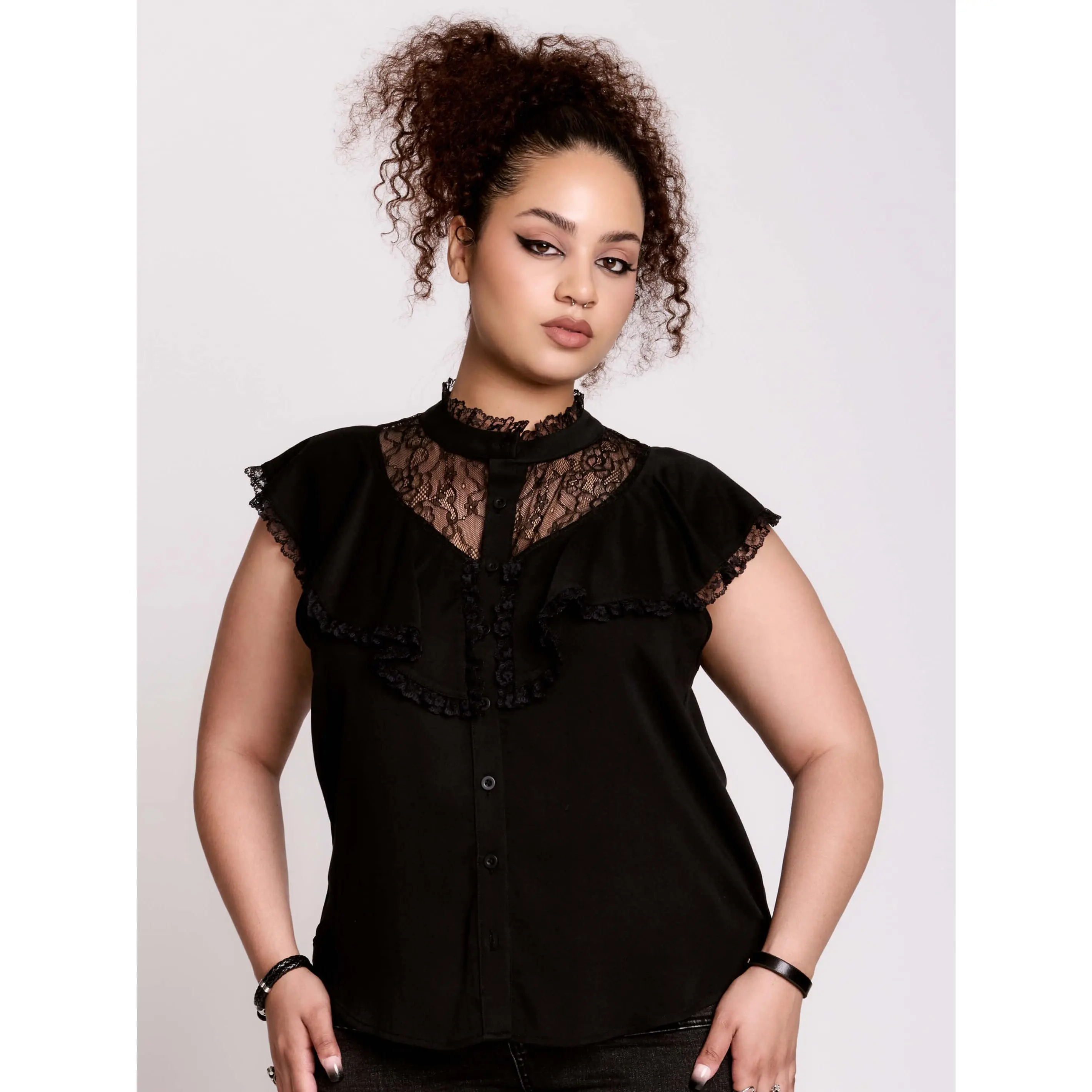 Black Victorian Blouse