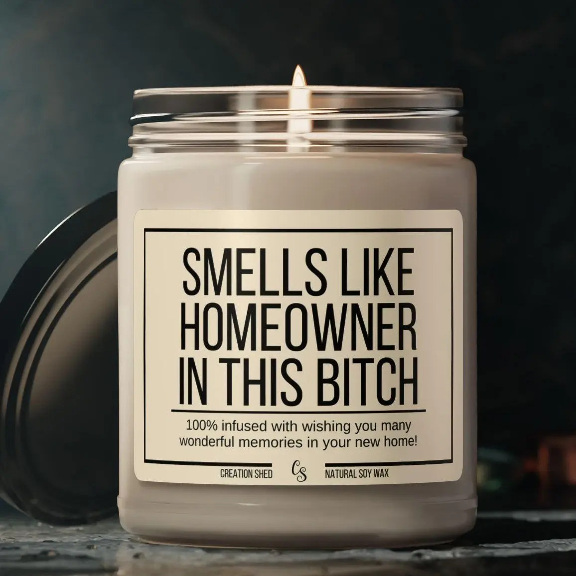 Smells Like Homeowner In This Bitch Candle, Housewarming Gift, New Homeowner Gift, Closing Gift, New Home Gift, Funny Candle, New House