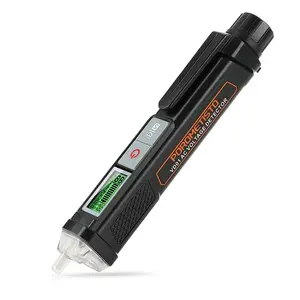 POROMETISTO VD01 AC Voltage Tester Non-Contact, 12V/70V-1000V Dual Range, LCD Percentage & Bar Display, Live/Neutral Wire Identifier, Breakpoint Finder, IP66 Waterproof, Flashlight