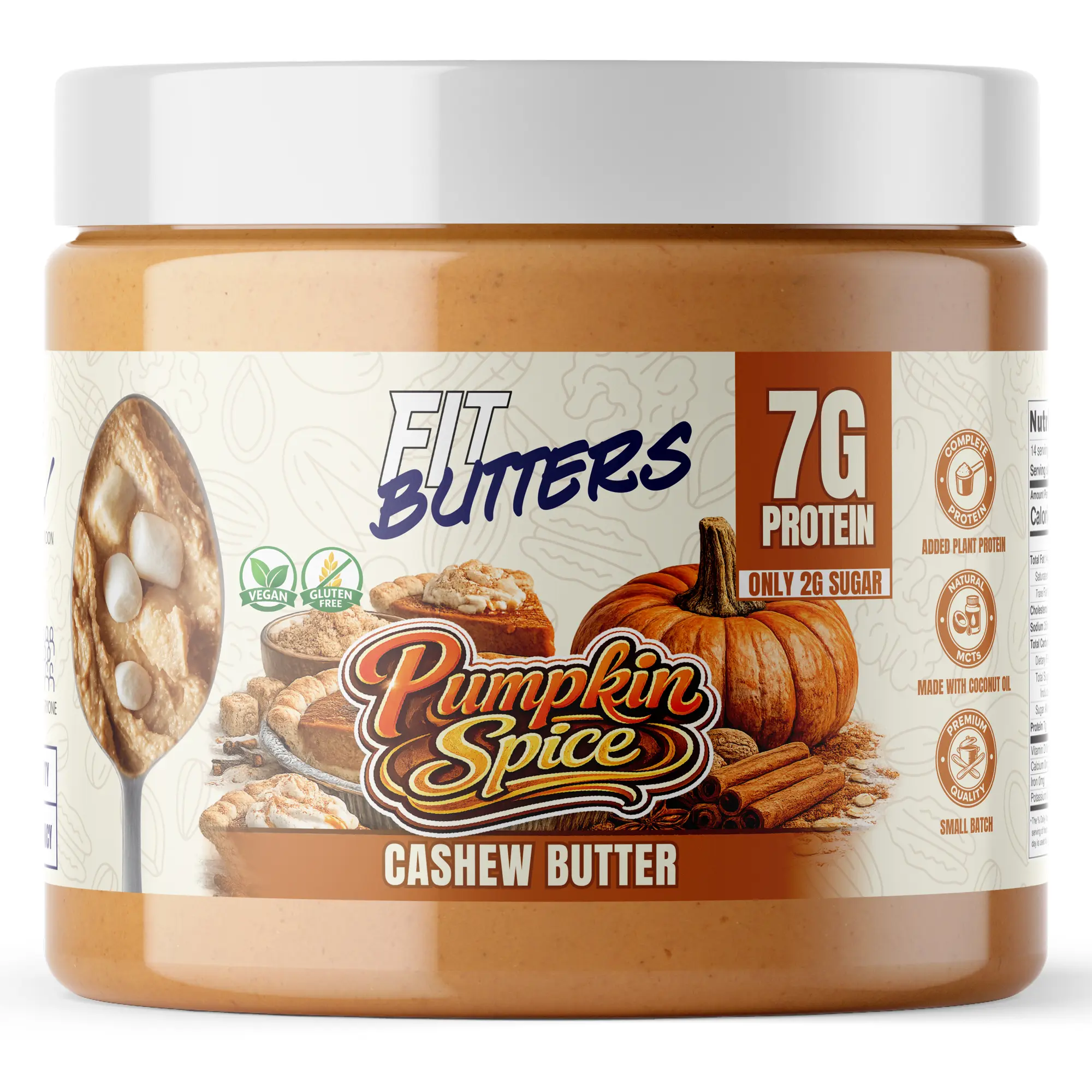 Fit Butters Pumpkin Spice Cashew Butter (Vegan)