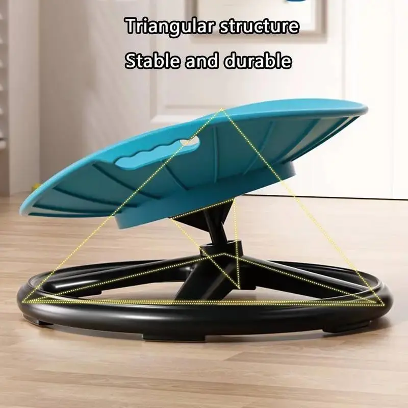 Rotating Sensory Motion Chair, Elliptical Egg Design, Anti-Slip Base, Durable Plastic, Ideal for Training Centers, Sports Centers, Rehabilitation Centers