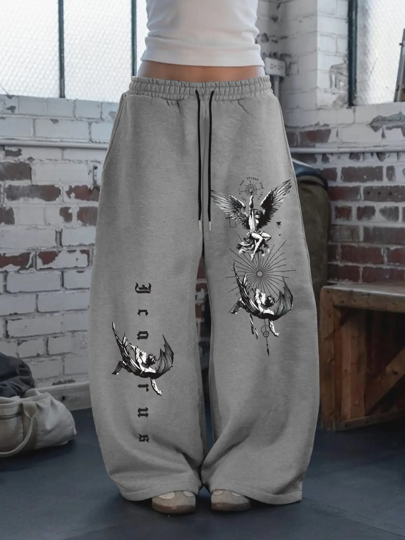 Women's Drawstring Leggings, Adjustable Fit for Different Body Types, Loose Comfortable Casual Pants, All Season Fashion