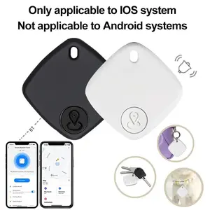 Air tracker tag Bluetooth luggage tracker, smart item locator for Apple Find My (iOS only), backpack, suitcase, wallet bag waterproof, replaceable battery key finder, available in white/black, Tracking, Waterproof Design, Travel Gadgets